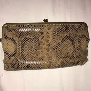 Hobo Lauren Wallet/Clutch Snakeskin Print